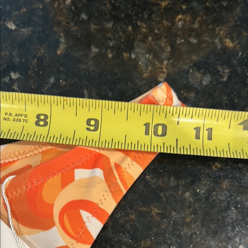 Kulani Kinis Orange and White Swim Sarong - Picture 5 of 6